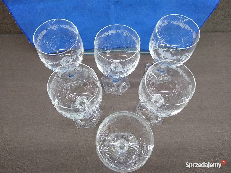 Kieliszki wino Rosenthal Maria Kryształowa 6 Kalisz