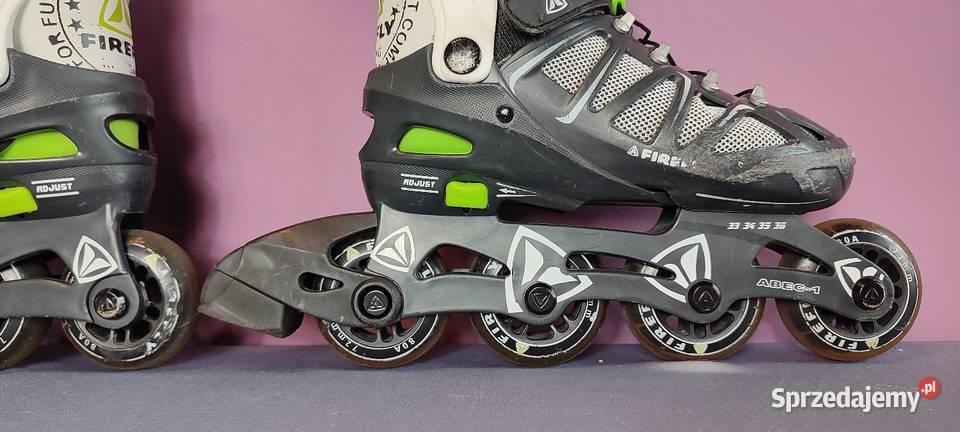 Rolki regulowane dziecięce rozmiar 33 do 36 R22