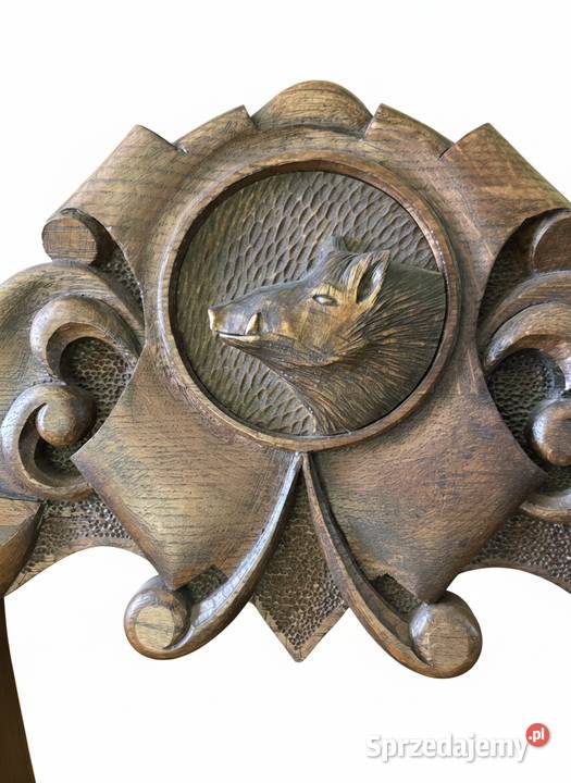 Krzesła w stylu myśliwskim małopolskie Proszowice