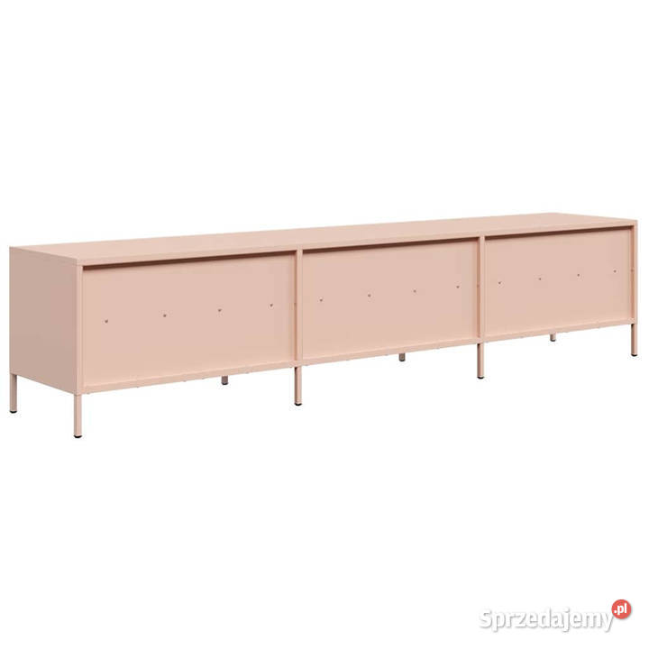 Szafka RTV różowa 202x39x435 stal walcowana na RTV Warszawa