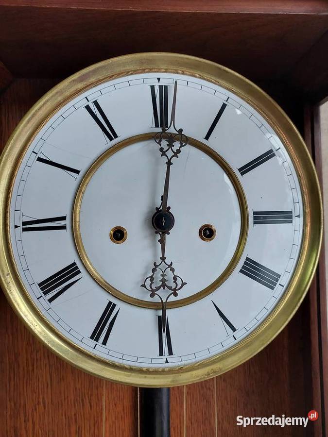 146 Zegar linkowy żyłkowy Lenzkirch 1898r tarcza pomorskie Tczew