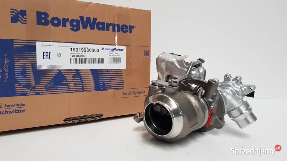 Nowa turbosprężarka BorgWarner KKK 16319980063 Turbosprężarki Siedlce