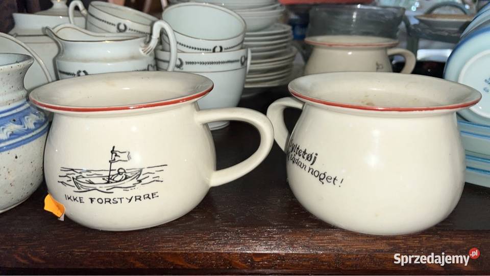 Pojemnik miseczka z łódką Syg Aksini Porcelana i szkło pomorskie