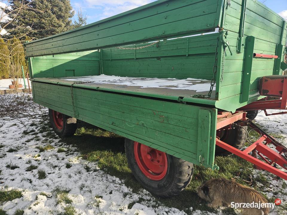 Przyczepa wywrotka trójstronna 4T nieuszkodzony