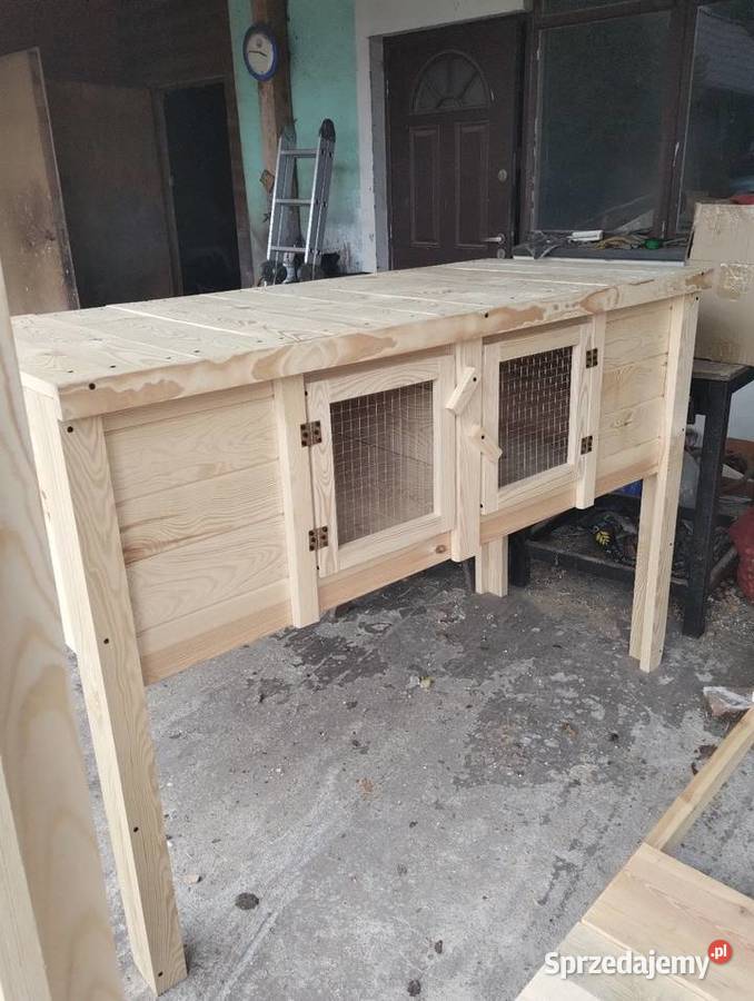 Klatka królikówpodwojna160x70x100 wys Sarnaki