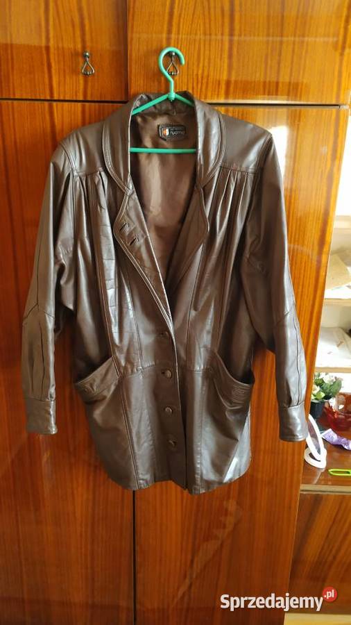 Damska kórtka skórzana brązowy/beżowy Gołowierzchy sprzedam