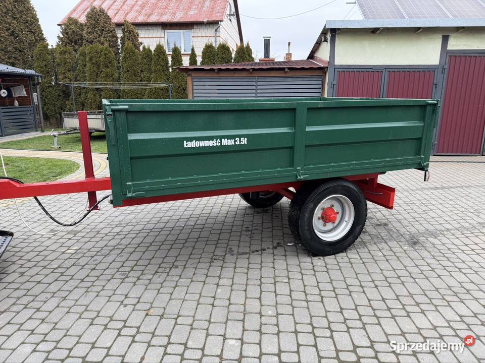 Przyczepa jednoosiwa wywrotka na tył Sandomierz