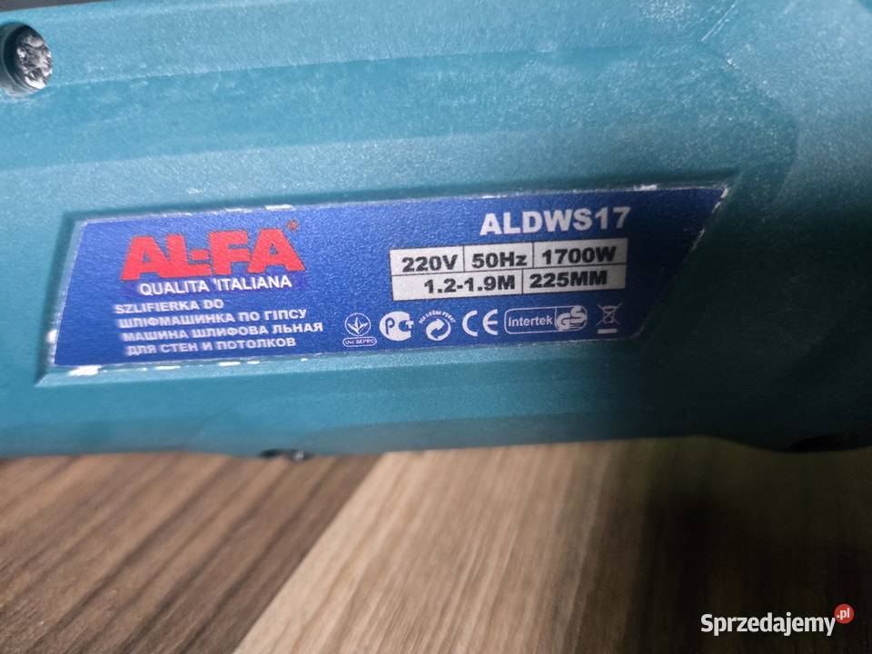 szlifierka do gipsu AlFa ALDWS17 Paczyna