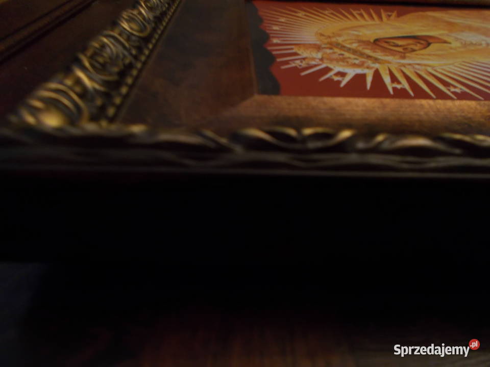 Matka Boża Ostrobramska Kopia Ikony Drewniana Szczecin