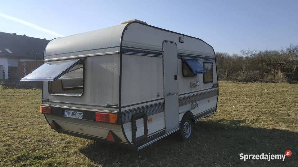 przyczepa kampingowa Hobby 420 camping kamping Wrocław