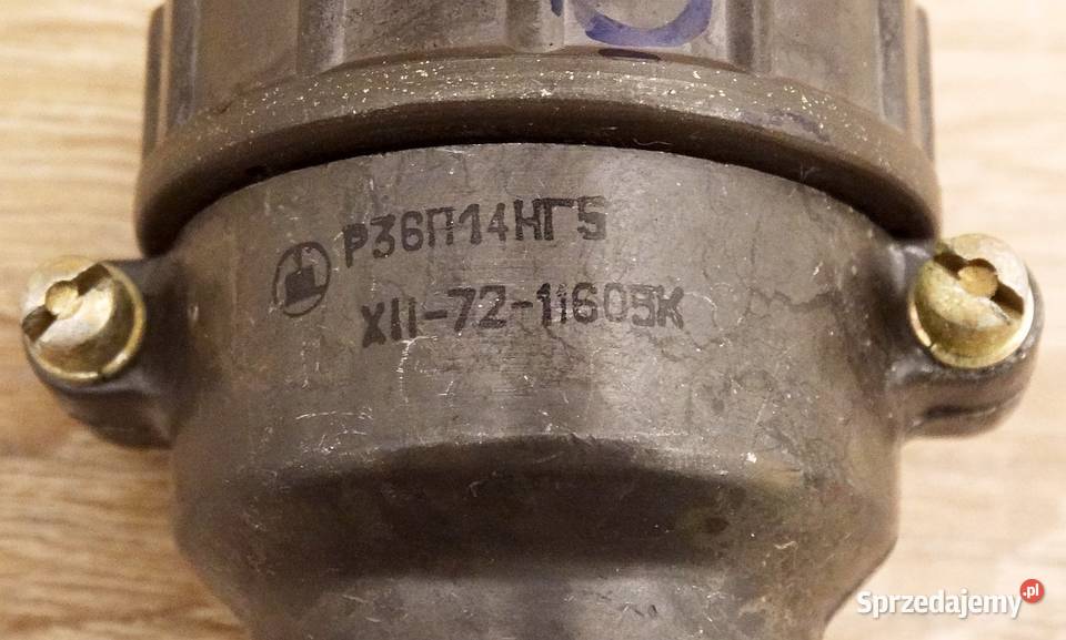 Złącze wtyk męski przemysłowy wojskowy 14 pinów Części i akcesoria Gliwice