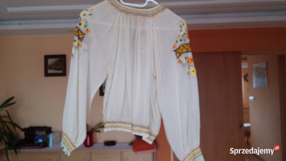 Piękna starodawna bluzeczka batystowa z haftem Sosnowiec sprzedam
