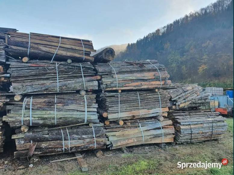 drewno suche obrzynki tartaczne Łącko