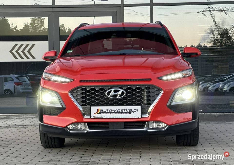 Hyundai Kona Półskóra LED Asystent Kamera Grzane Kąty Opolskie