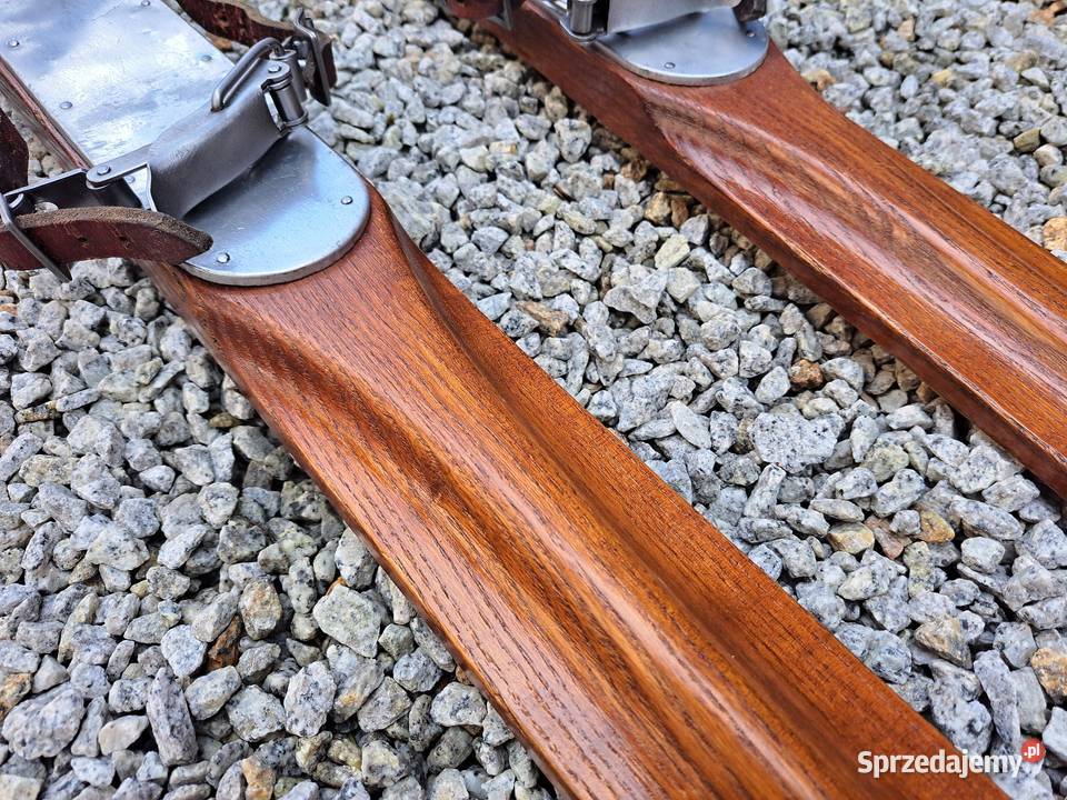 Stare drewniane narty Allgaubindung sprzedam