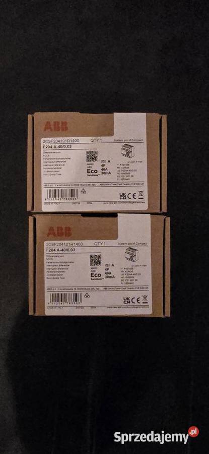 Wyłącznik różnicowoprądowy 4biegunowy 40A 30mA A Nowy Targ