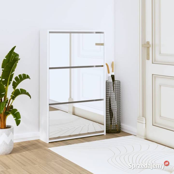 vidaXL Szafka na buty z lustrem 3warstwowa Na buty mazowieckie Warszawa