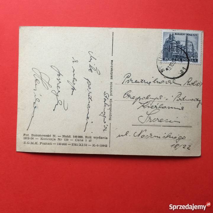 1019 Widokówka Stalinogród Szczecin