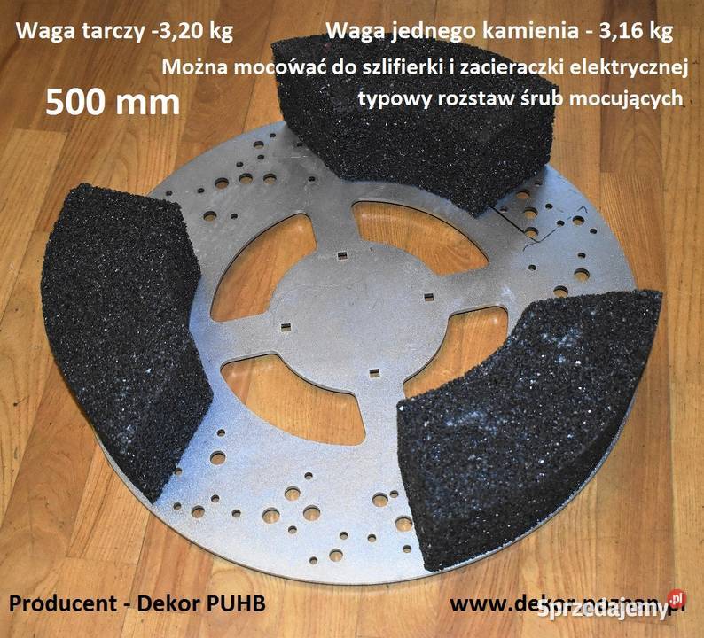 Szlifowanie betonu i lastriko tarcza 500mm wielkopolskie Poznań