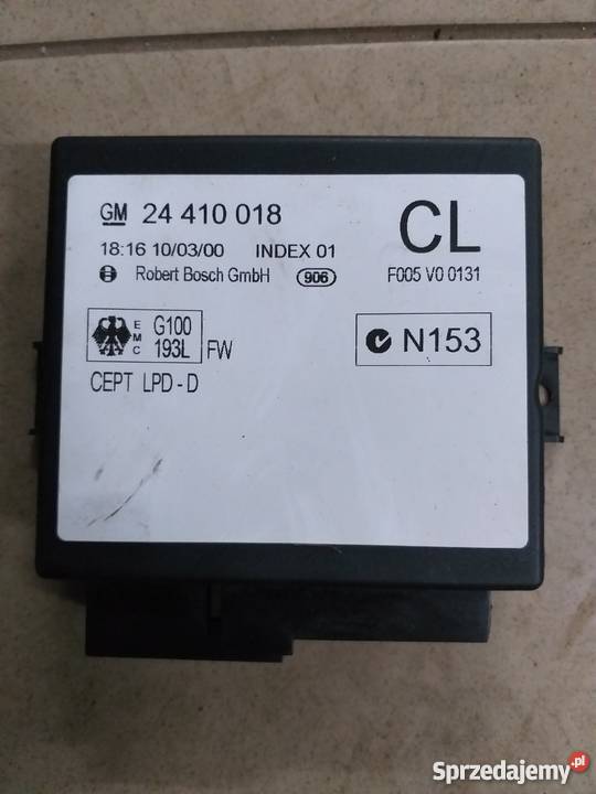 moduł komfortu 24 410 018 CL FV opel astra Kraczkowa sprzedam