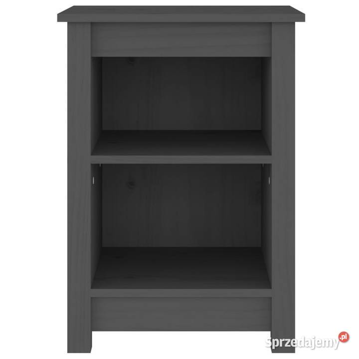 Szafka nocna szara 40x35x55 lite drewno sosnowe mazowieckie Warszawa