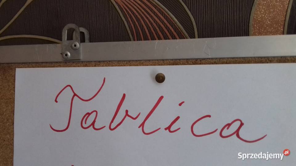 Tablica dwustronna magnetycznokorkowa Małkinia Górna