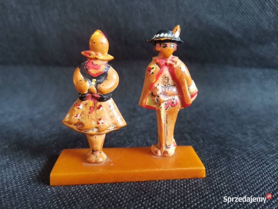 Stary bakelit PRL Góral i Góralka Katowice