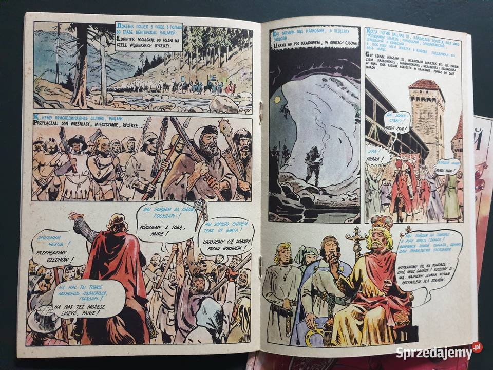 Początki Państwa Polskiego 3 dwujęzyczne komiksy Gdynia