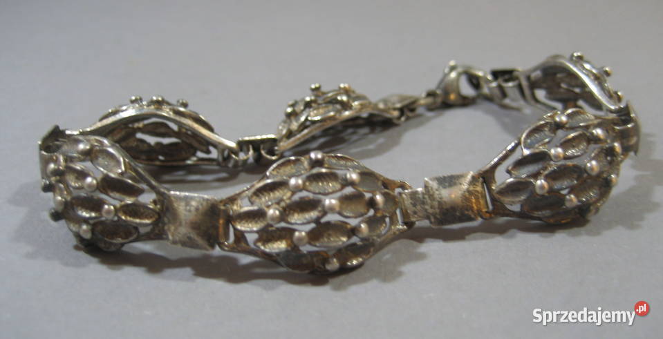 Bransoleta Srebrna Jemioła Warmet Warszawa