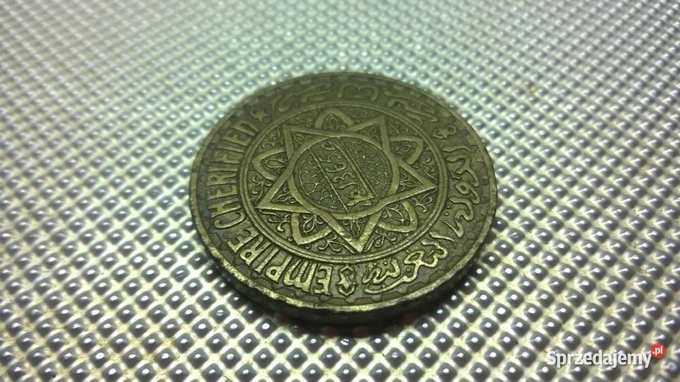 MONETA Maroko 5 franków 1365 1946 063 Warszawa