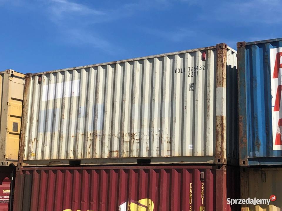 Kontener morski magazynowy 20 używany 6 m sprzedam