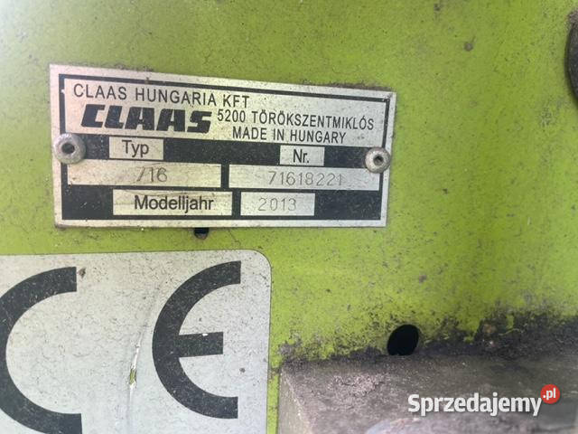 Heder claas V900 2013r Wózek Hedera Jastrzębniki