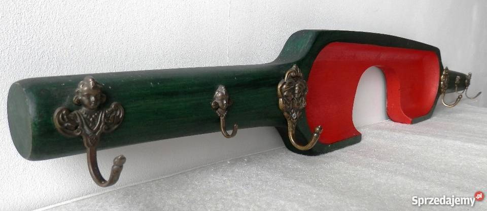 Piękny unikatowy dębowy wieszak KOROMYSŁONOSIDŁO Szczecinek sprzedam