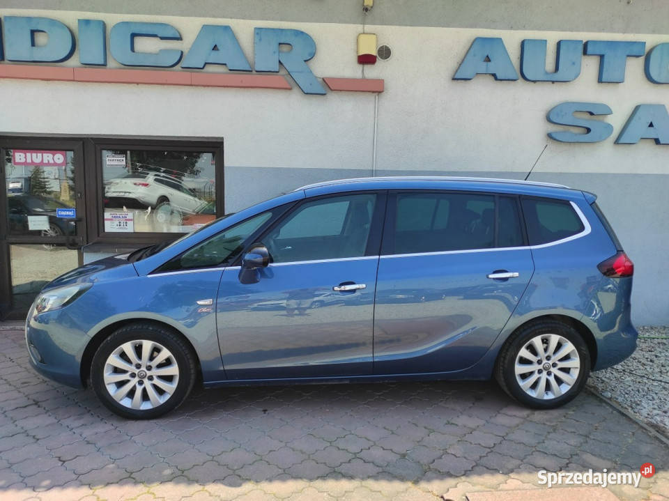 Opel Zafira 136 7Osób Tempomat półskóra garażowany Samochody osobowe Racibórz sprzedam