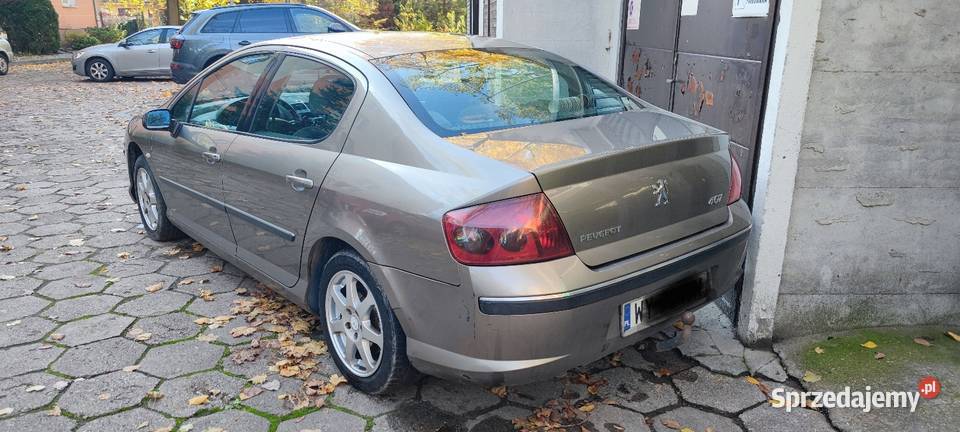 Peugeot 407 20b LPG dużo wymienionych nowych poduszka powietrzna mazowieckie Warszawa