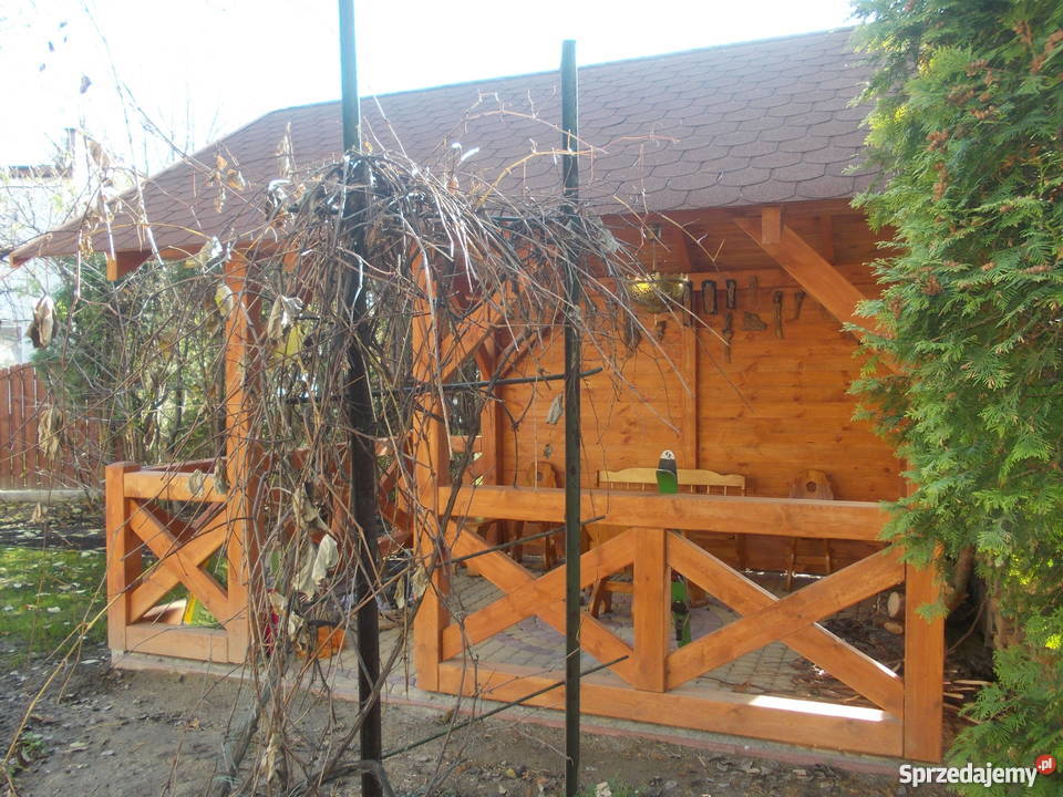 altana wiata drewutnia domek Siedlanka