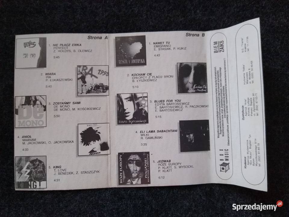 MC cassette cover NIE PŁACZ EWKA pomorskie Gdańsk