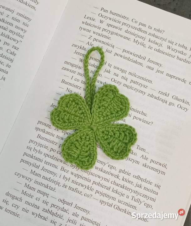 Brelok do kluczy koniczynka Rękodzieło