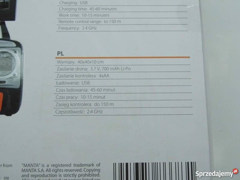 Dron Sky Apache MANTA lubelskie Biała Podlaska