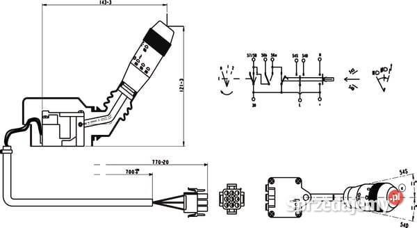 Przełącznik wielofunkcyjny 01447000 Kamionna sprzedam