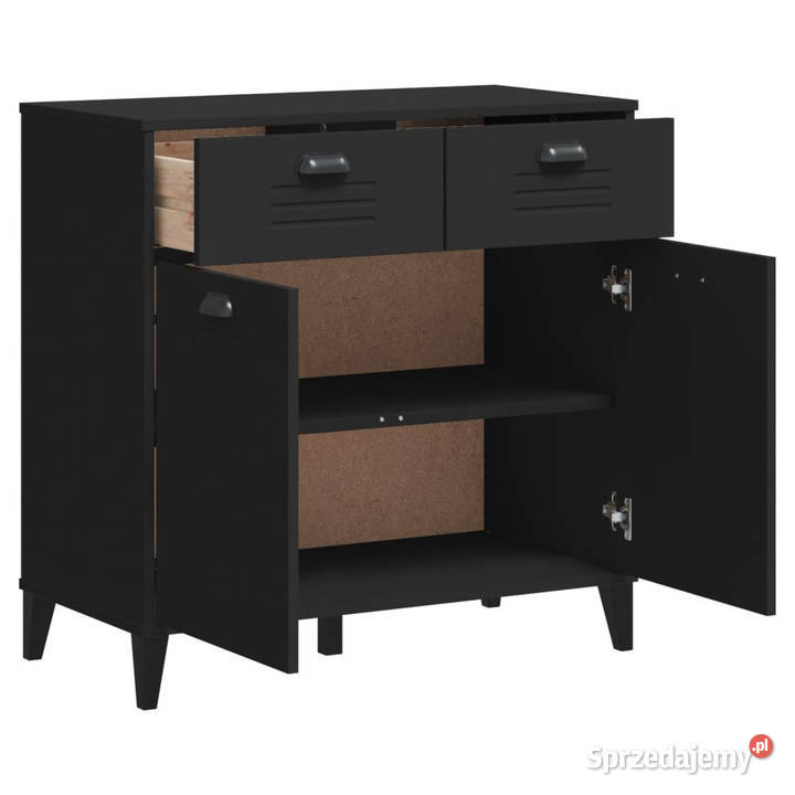 Szafka VIKEN czarna 80x40x80 materiał mazowieckie Warszawa