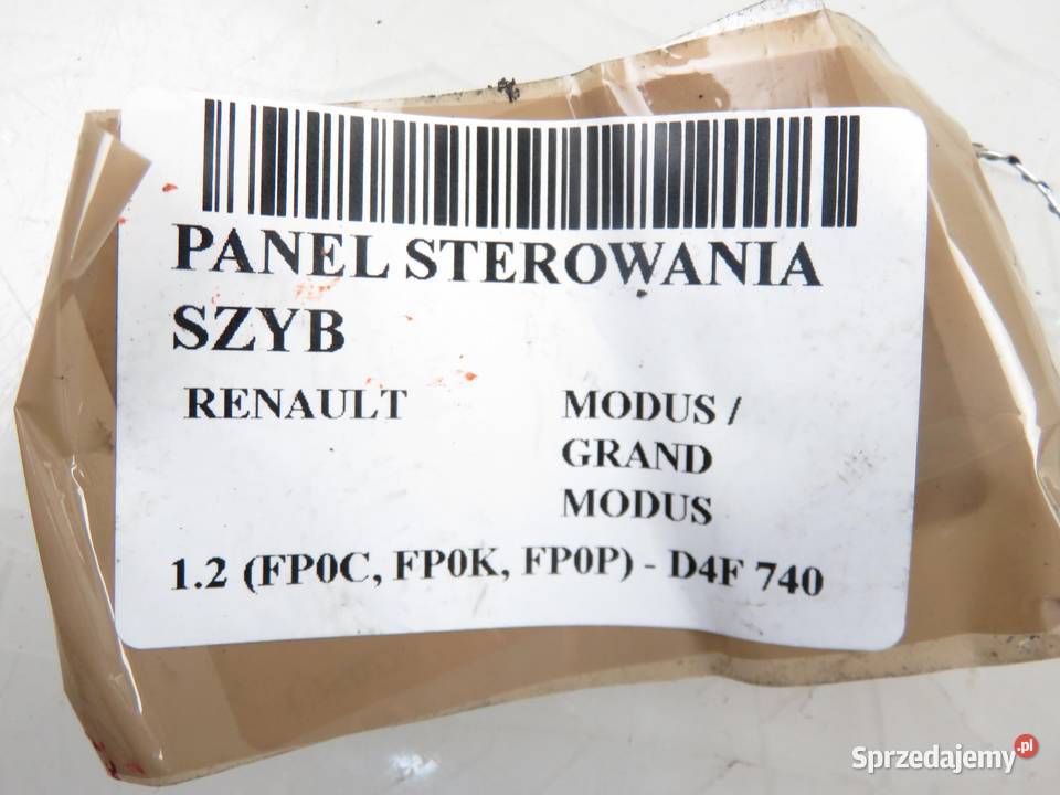 PANEL SZYB RENAULT MODUS GRAND MODUS 8200277630A sprzedam