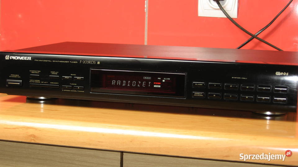 PIONEER F203RDS cyfrowy tuner radiowy z RDSMpx i Audio