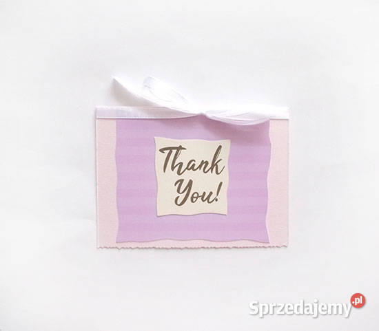 pastelowe podziękowania dziękuję kartka thank