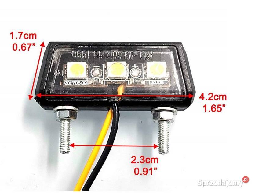 MAŁE OŚWIETLENIE 12V LED DO TABLICY Sosnowiec
