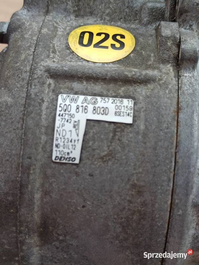 SPRĘŻARKA KLIMATYZACJI VW AUDI SEAT 5Q0816803D Bolesławiec sprzedam