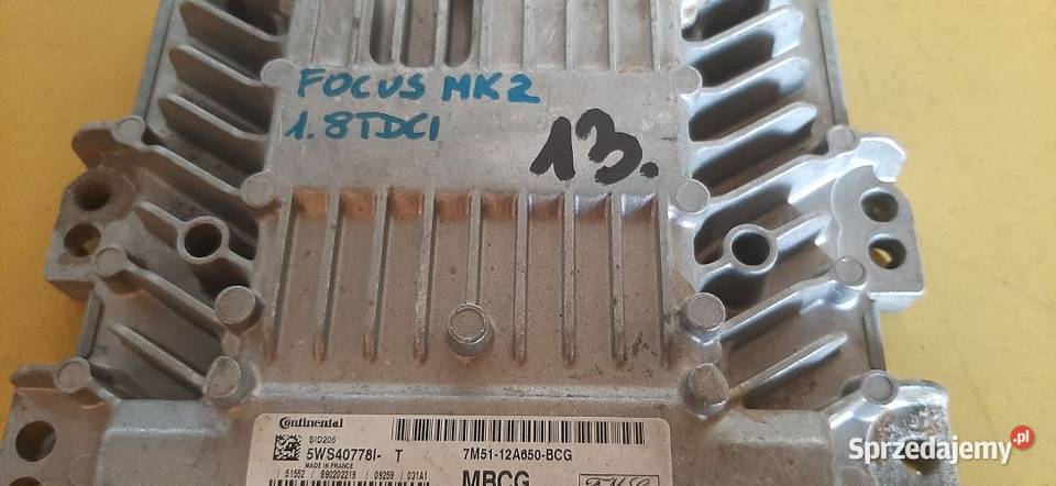 13Komputer Sterownik Silnika Ford Focus MK2 świętokrzyskie Włoszczowa