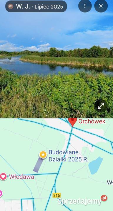 Jezioro Białe Okuninka Włodawa Orchówek