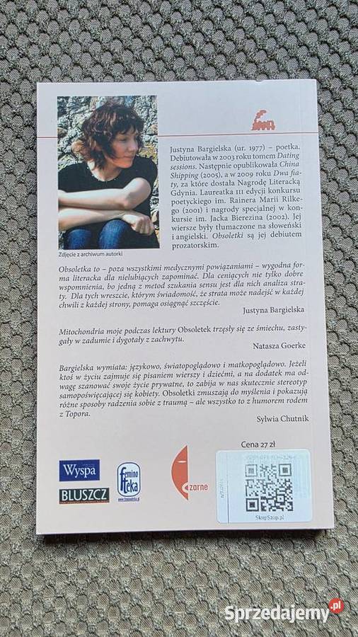 Justyna Bargielska Obsoletki małopolskie Kraków sprzedam