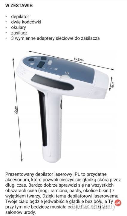 DEPILATOR LASEROWY IPL Sandomierz